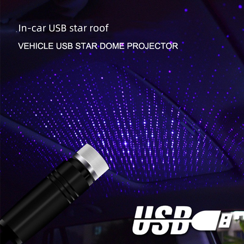 Explosive Car Starry Sky Dome Light