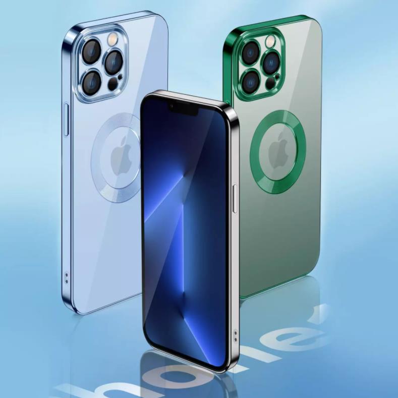 New Version 2.0 Transparent Electroplated iPhone Case With Camera Protector