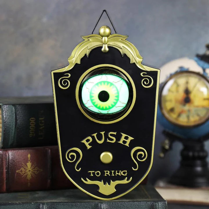 Halloween One-eyed Doorbell Decoration