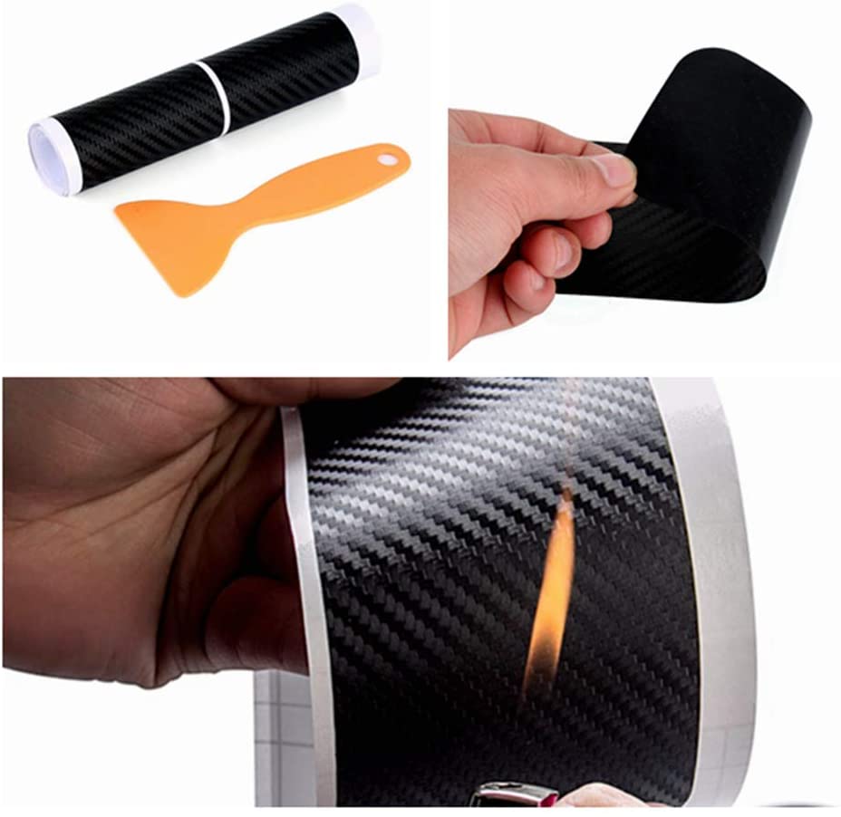 Carbon Car Door Sills Stickers