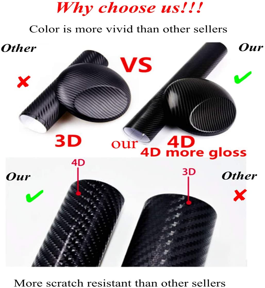 Carbon Car Door Sills Stickers