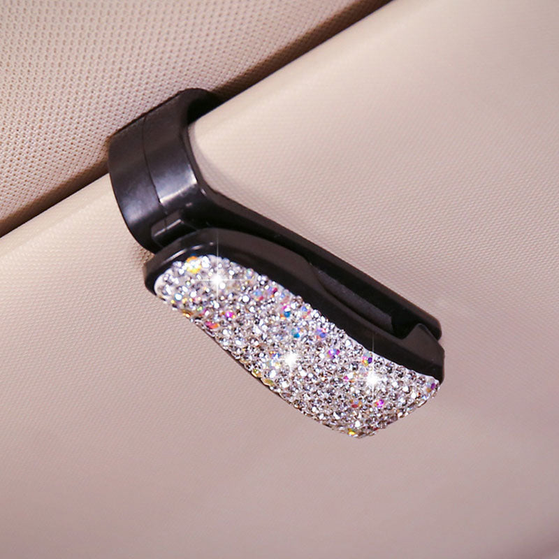 Car Interior with Diamond Swan Ornaments - Blingbling!