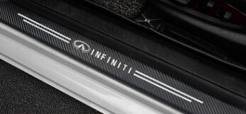 Carbon Car Door Sills Stickers