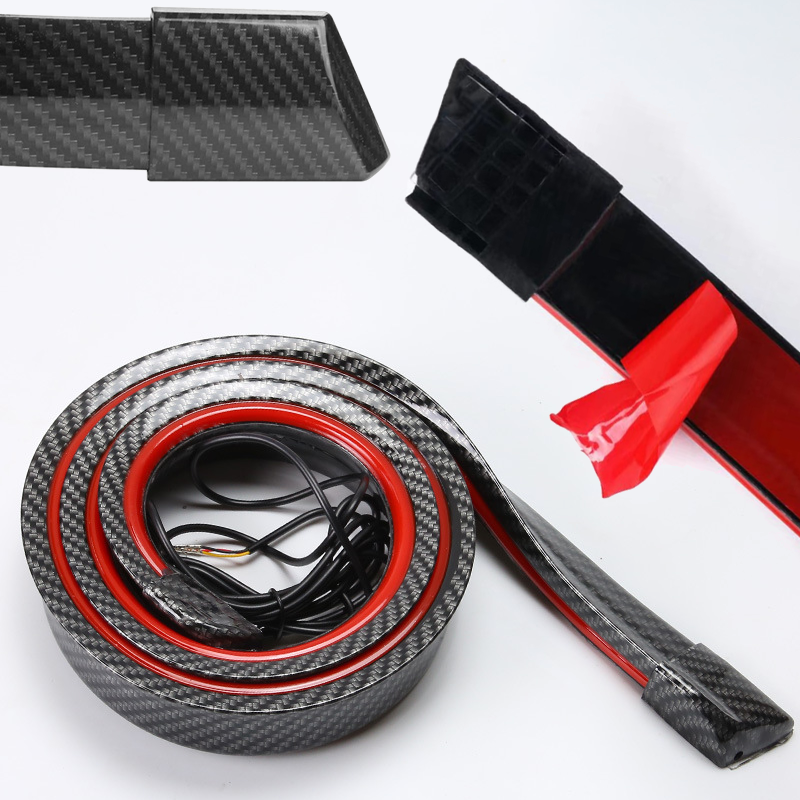 Universal Rear LED Spoiler Kit - Waterproof Car LED Strip Lights with 5 Lighting Modes & High Brightness
