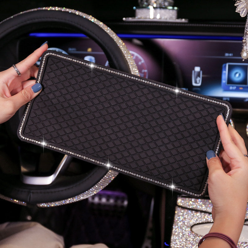 Car Interior with Diamond Swan Ornaments - Blingbling!