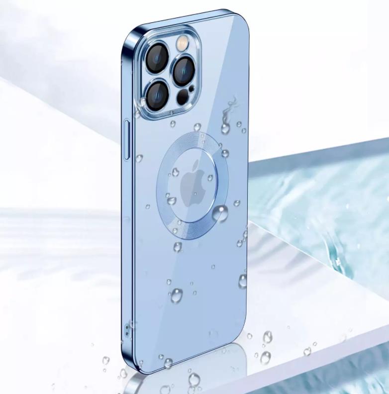 New Version 2.0 Transparent Electroplated iPhone Case With Camera Protector