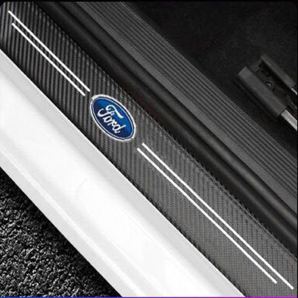 Carbon Car Door Sills Stickers