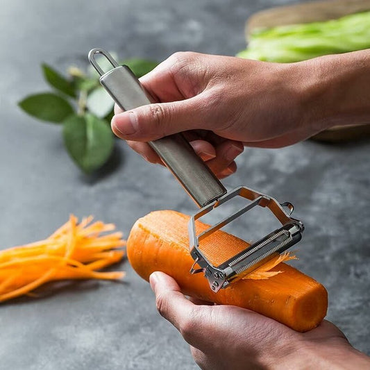 Ultra Sharp Stainless Steel Dual Julienne Peeler