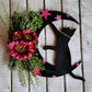 Witchy Celestial Door/Art Halloween Lunar Decor Kitty Lovers Gift