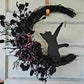 Witchy Celestial Door/Art Halloween Lunar Decor Kitty Lovers Gift