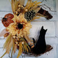 Witchy Celestial Door/Art Halloween Lunar Decor Kitty Lovers Gift