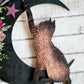 Witchy Celestial Door/Art Halloween Lunar Decor Kitty Lovers Gift